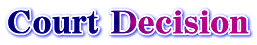 Court Decision